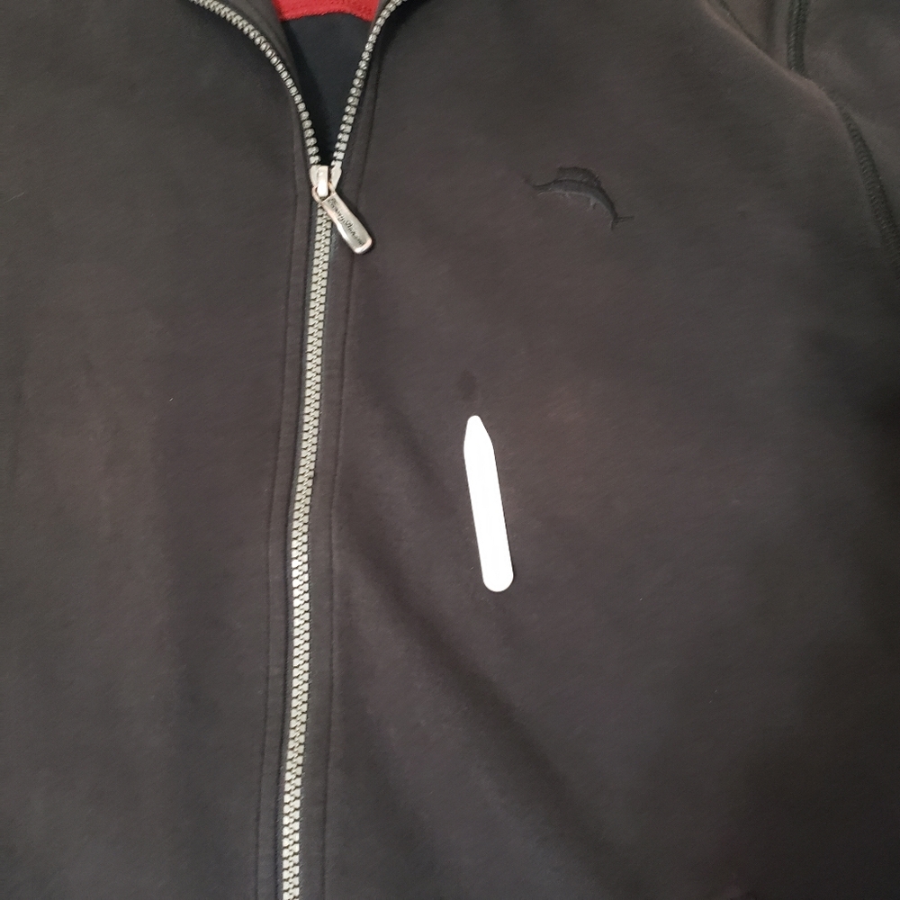 Tommy Bahama full zip Jacket Men's medium black - Picture 6 of 8